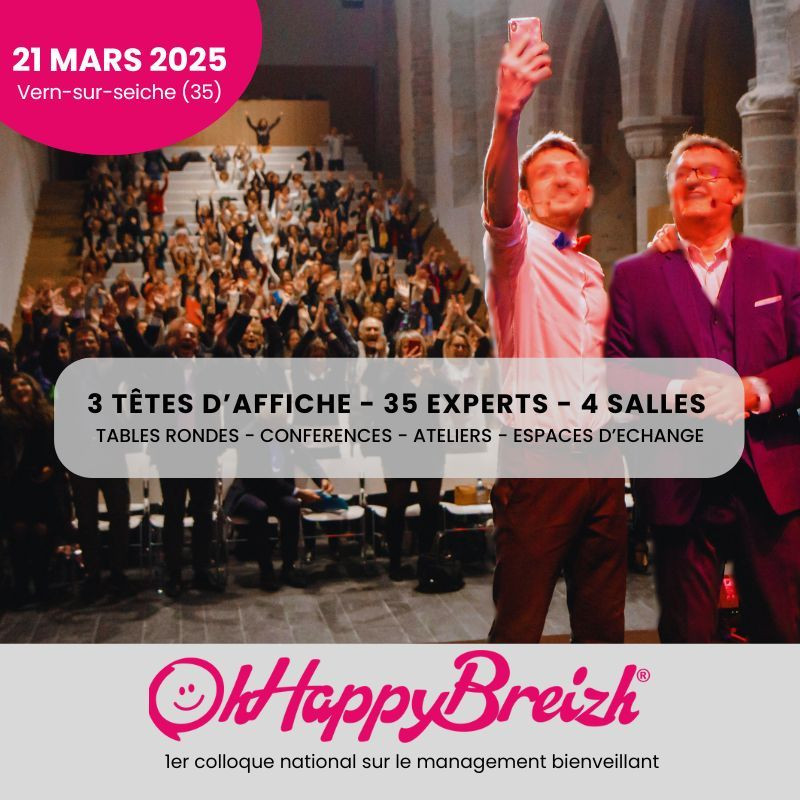 Le Justaumetre® sera au Colloque Oh Happy Breizh du 21 mars prochain.....